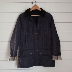 Barbour Beadnell Polarquilt Plaid Utility Coat
